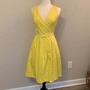 Ralph Lauren yellow dress w/ pockets